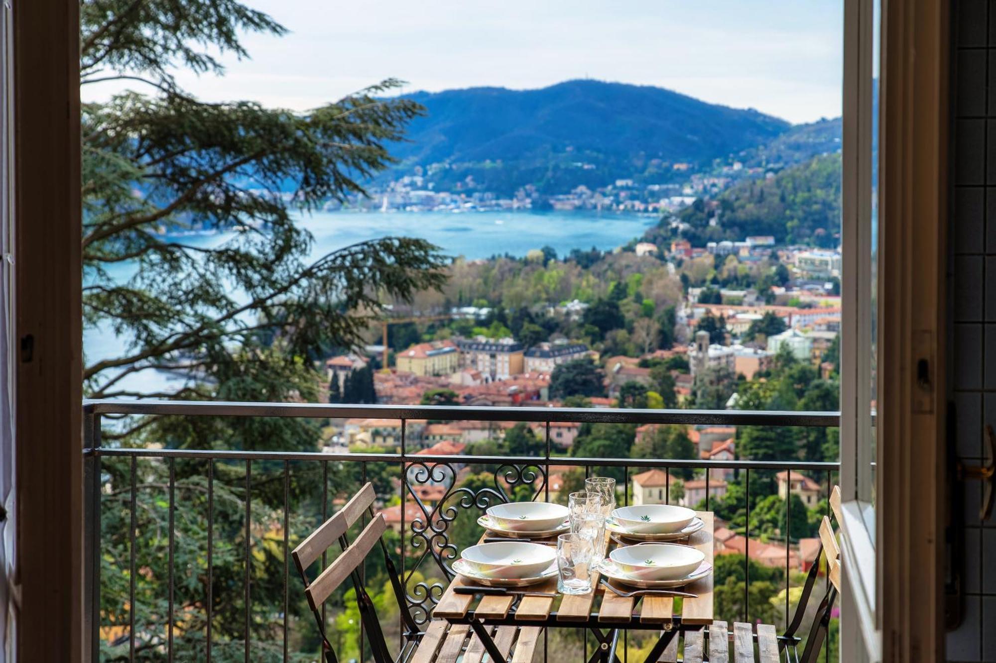 Vista Lario Apartment - Aqua Apartments Cernobbio Buitenkant foto
